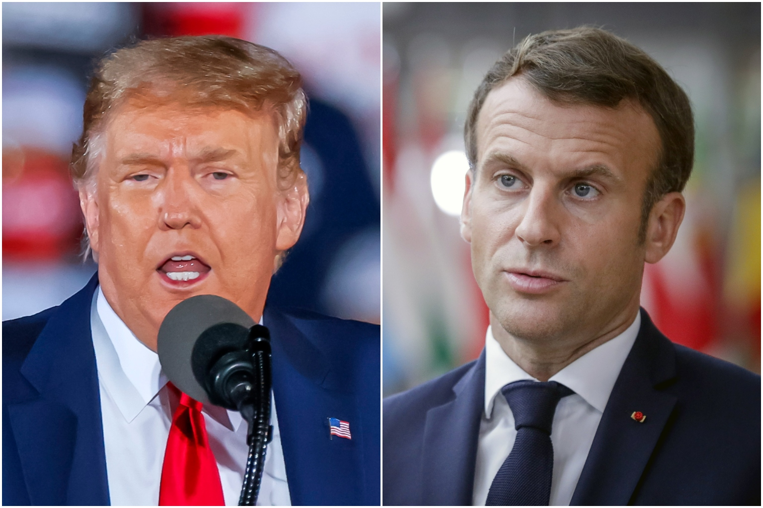 Trump Criticized Macron While Departing Canada