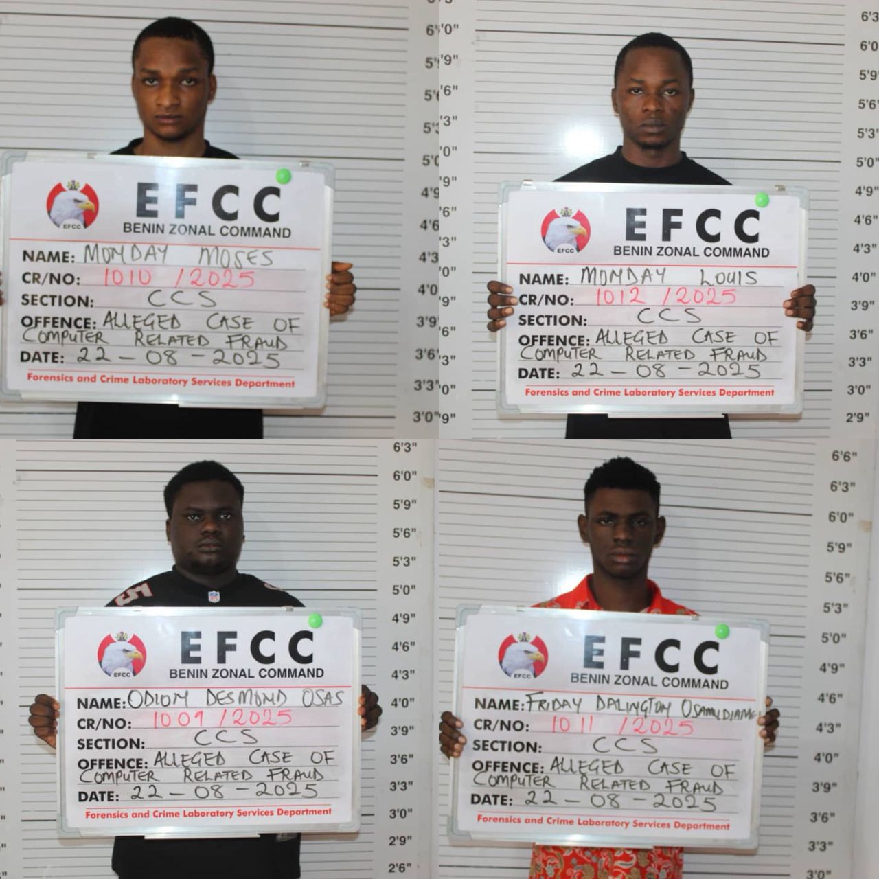 Edo: Court Jails Eight Internet Fraudsters in Benin City