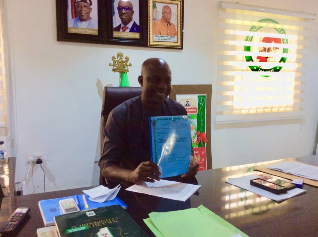 Egor Council Chairman Signs Proof of Address Bye-Law for Residents