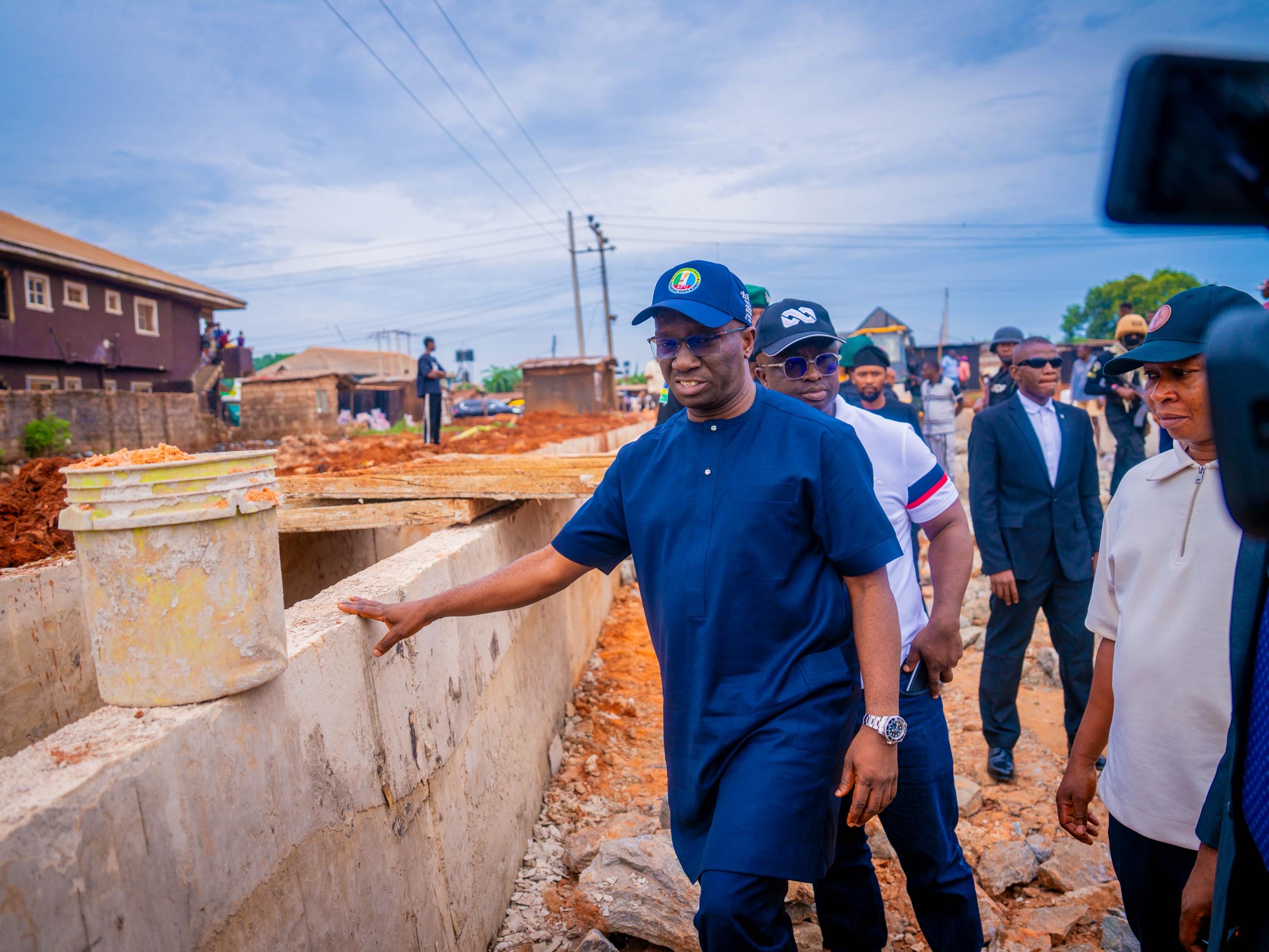 Okpebholo Inspects Road, Residents Rejoice