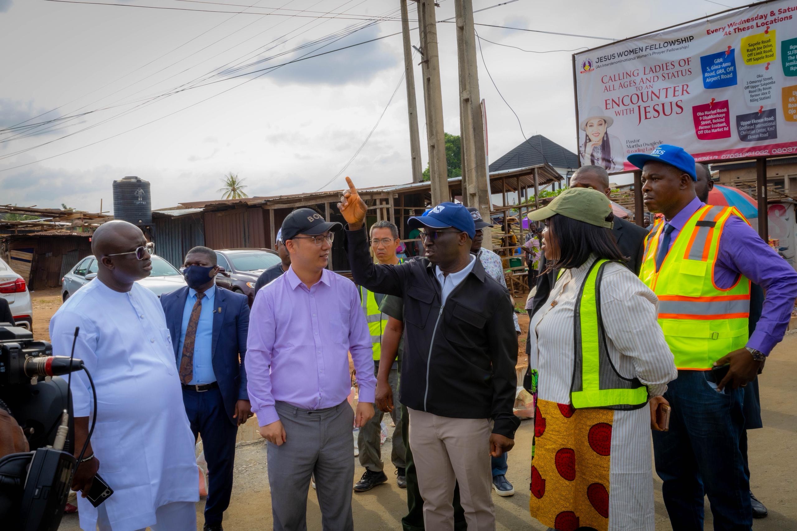Edo Governor Inspects Benin-Sapele Road Phase II, Assures Relief for Motorists Ahead of Rains