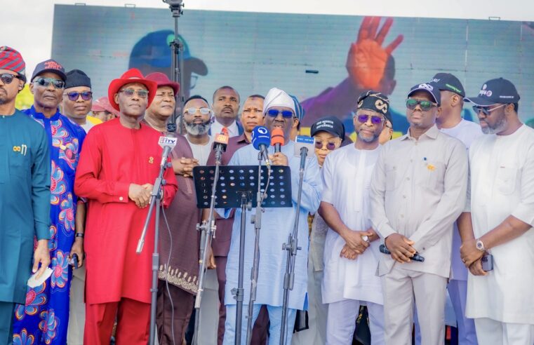 Okpebholo Hands Over Rebuilt Ekpoma Shops, Hails Tinubu’s Reforms