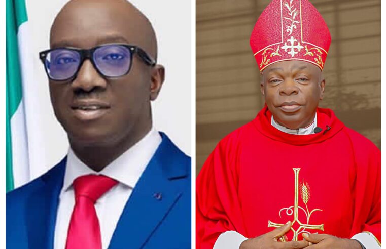 Okpebholo Hails Archbishop Akubeze at 20th Episcopal Anniversary