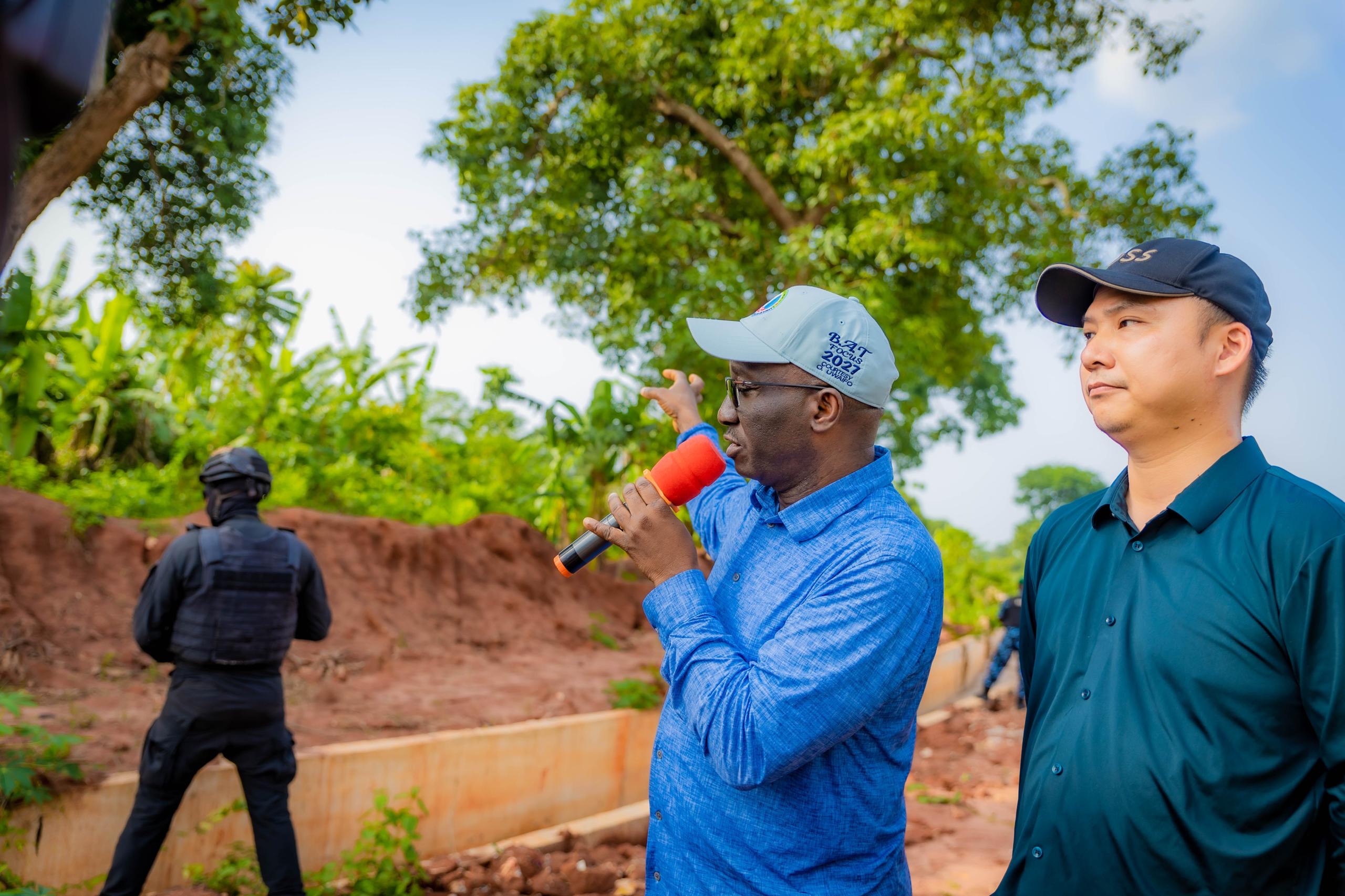Okpebholo Inspects New Edo Central Road Corridors, Targets Connectivity for 15 Communities