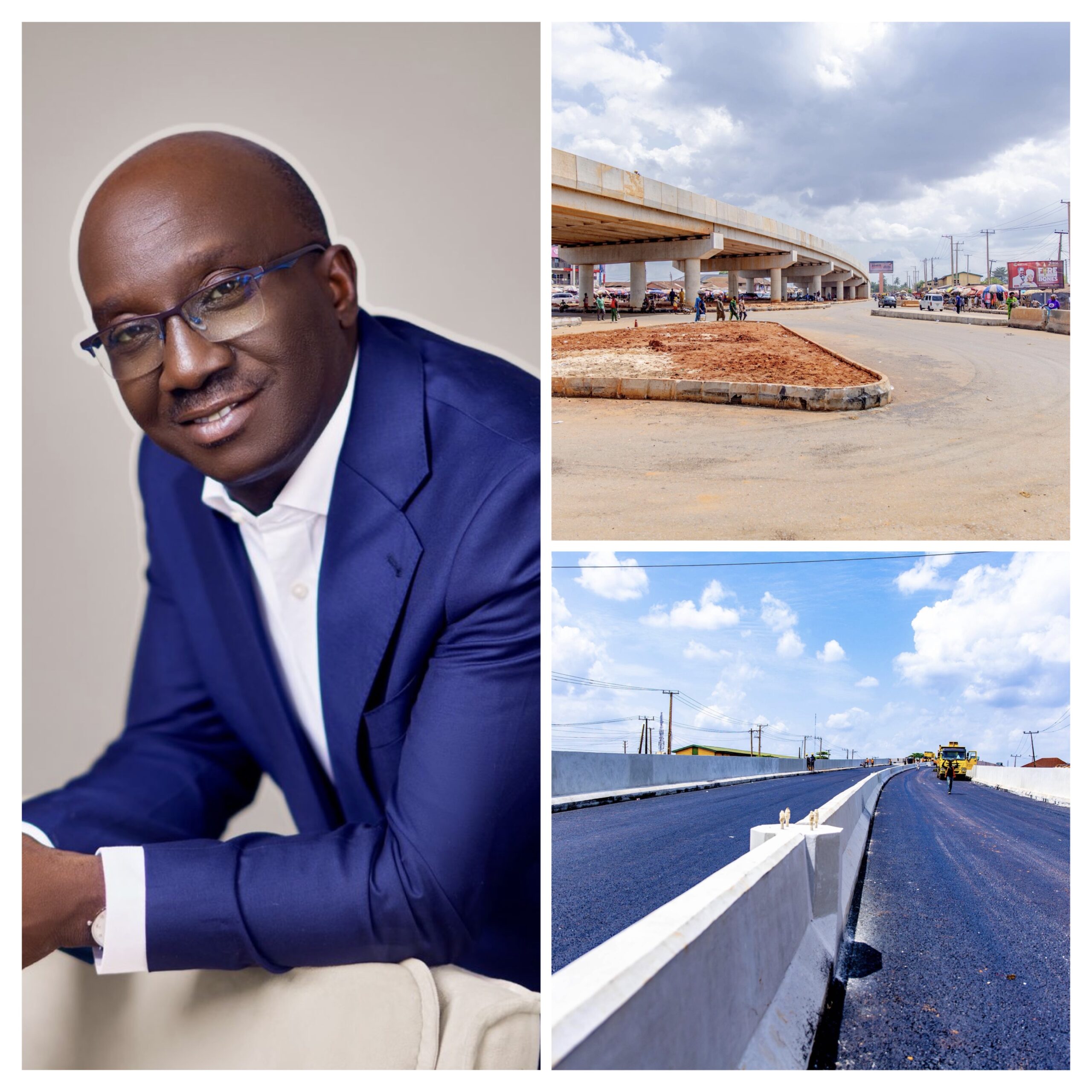 Residents, Traders, Transporters Hail Gov Okpebholo as Ramat Park Flyover Nears Completion