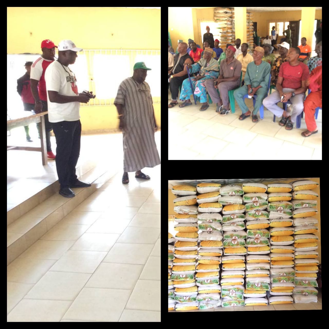 Egor Council Chairman Celebrates Eid with Muslims, Donates Food Items