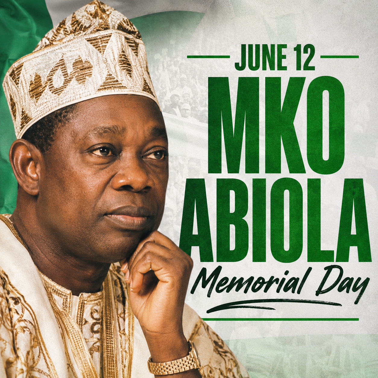 June 12 Should Be MKO Abiola Memorial Day