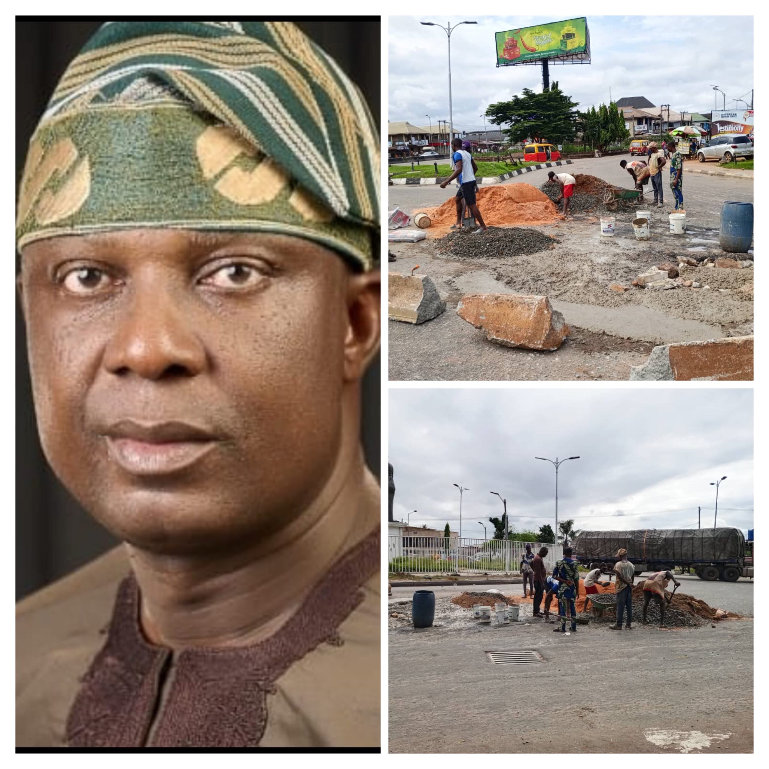 Eribo Orders Repair of Failed Five Junction Road, Says People Come First