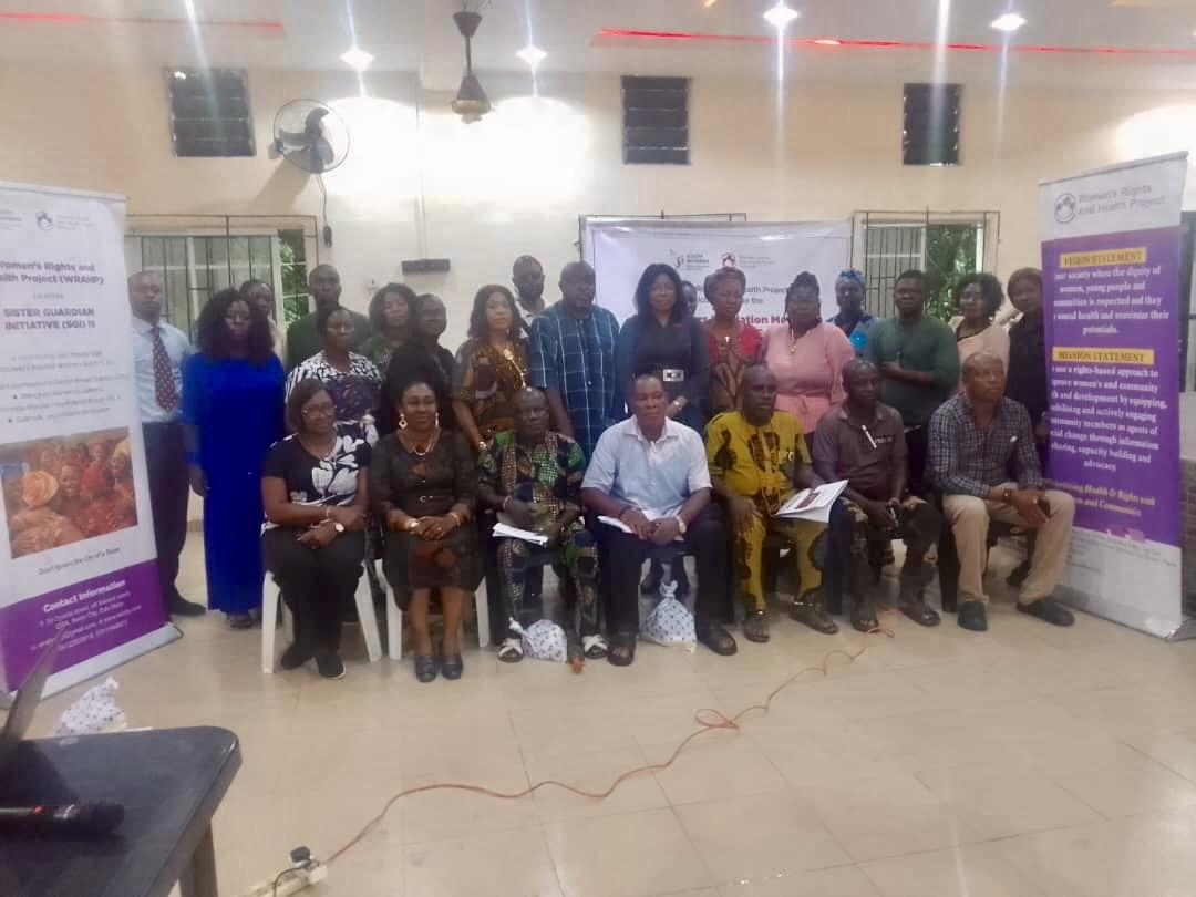 WRAHP Concludes Validation Meetings in Five Edo Communities, pledge to Address Gaps Between State , Traditional Laws, Women Financial management