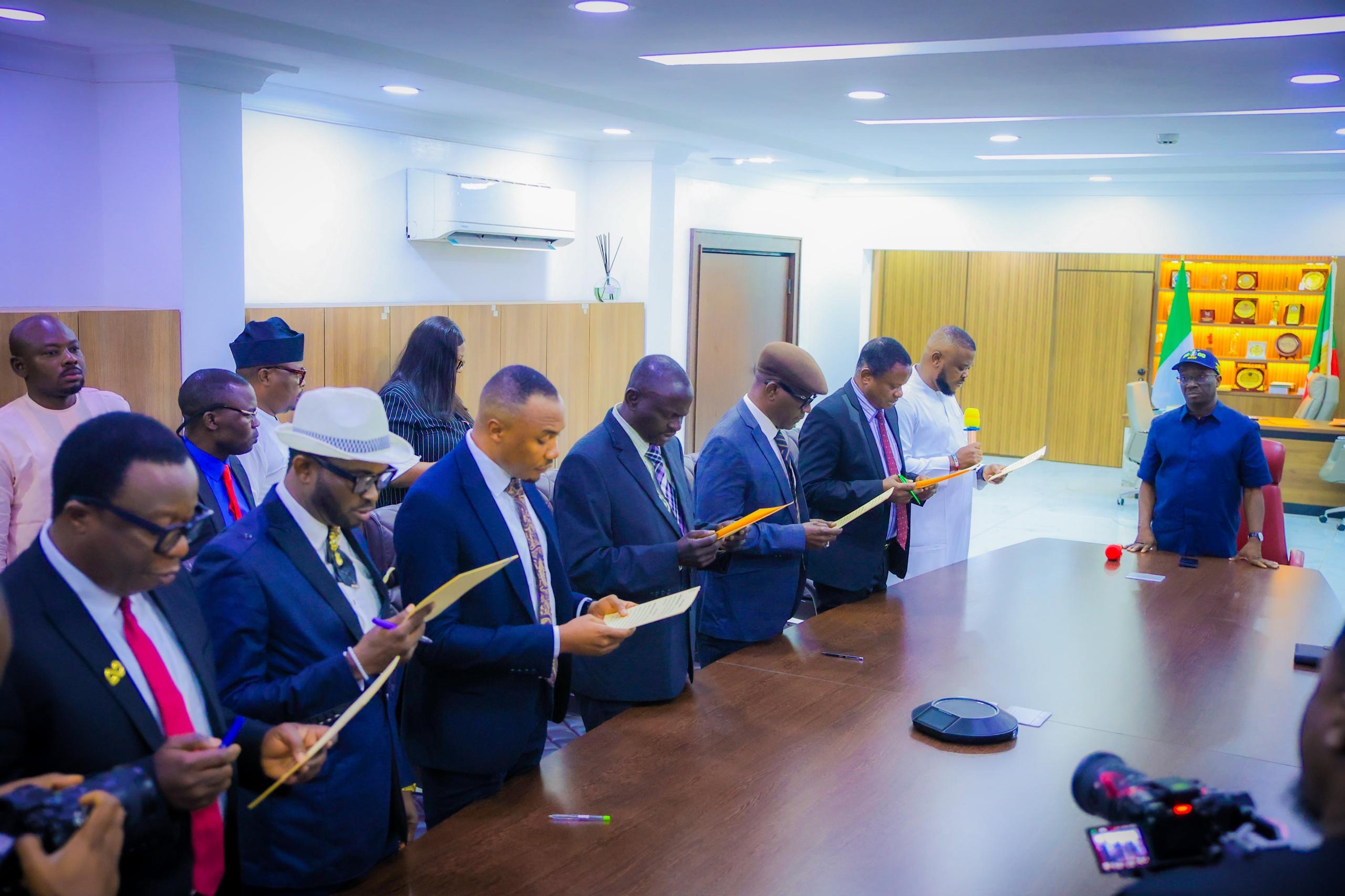 Okpebholo Tasks New Commissioners With People-Centred Service