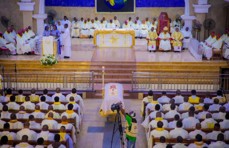 Vigil Mass Honours Late Archbishop Akubeze as Church Reflects on His Legacy