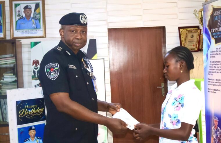 Edo Police Presents ₦39.87m Insurance Cheques to Beneficiaries